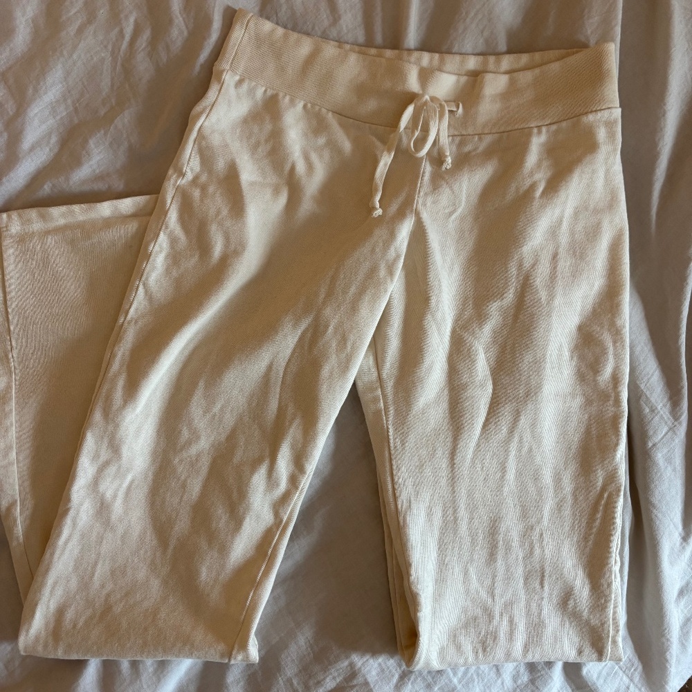 BRANDY MELVILLE Cream Hillary soft yoga pants